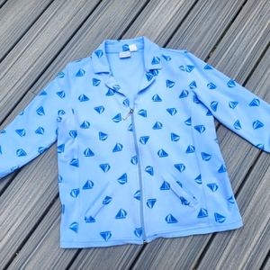 M Sailboat blue jacket